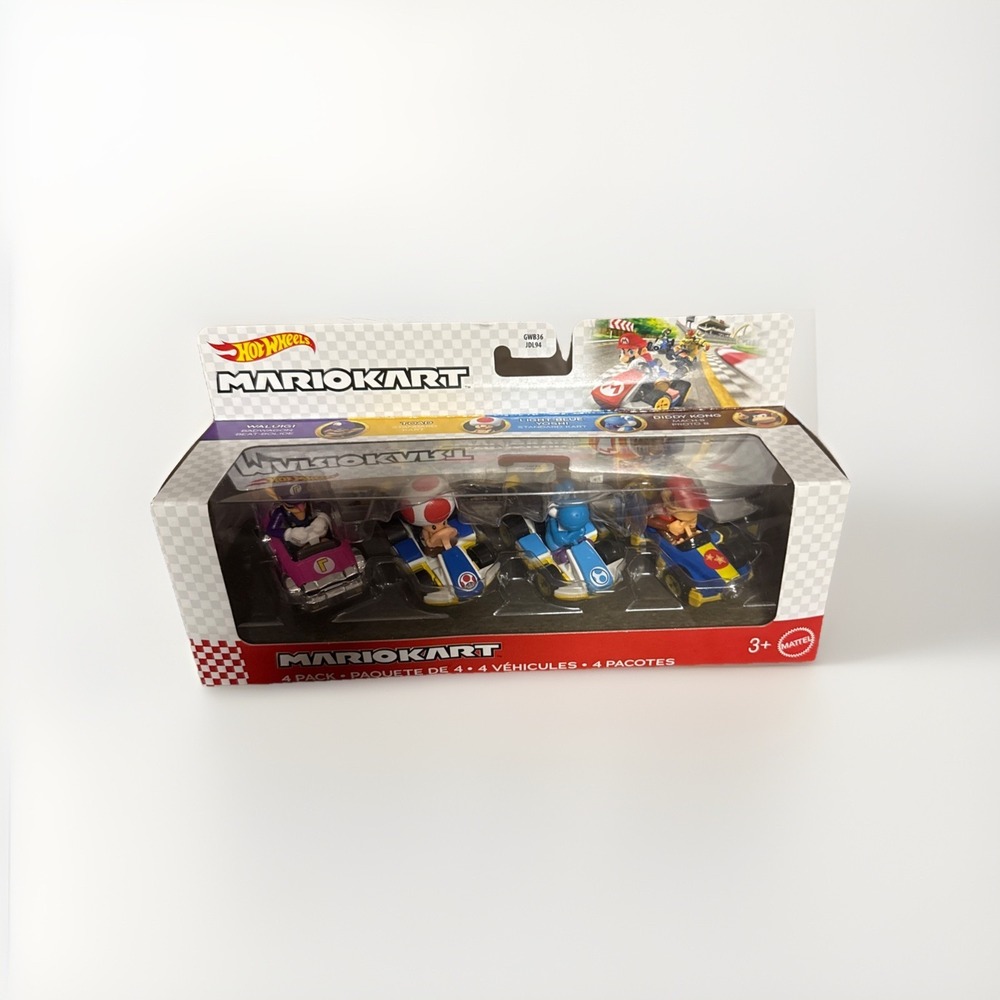 Hot Wheels Mariokart 4 Pack